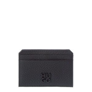 Hugo Boss Nesh Leather Card Holder, Black